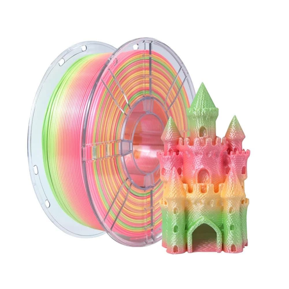 Universal 1.75mm 3D Printer Filament Rainbow Color PLA PLA Filament Smooth Shiny Multi-Color PETG Filament 3D Printers