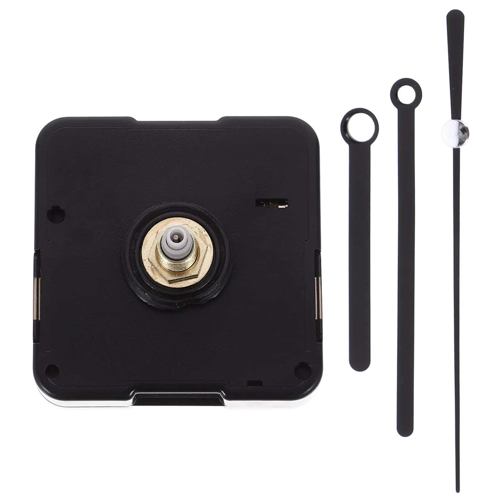 Clock Mechanism with Silent Function, Plastic Hands for Replacement Kit Fa-da-Te Wall Clock, Compact Design, Robust and Lightweight