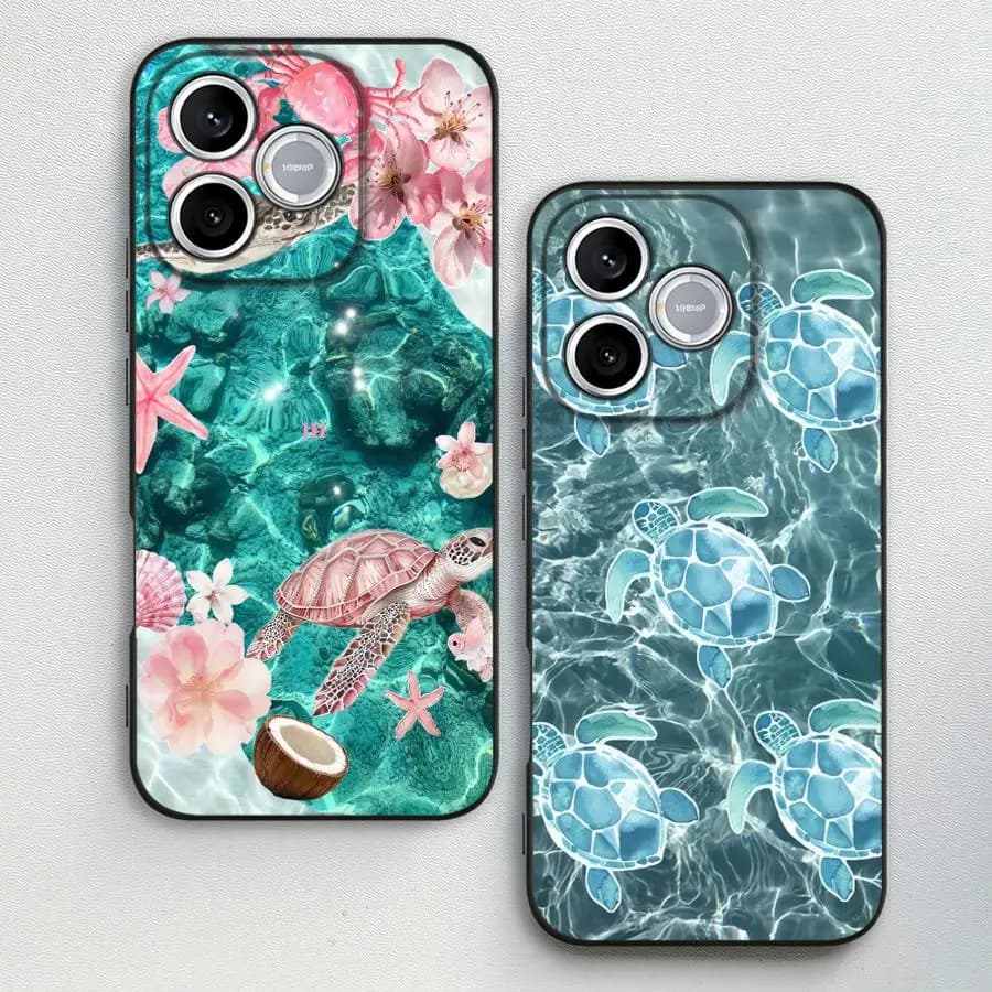Watercolor Sea Turtle Funda Phone Cover Case for Honor 8X X6 X8 600 X7 X9 X5 400 200 70 90 Magic5