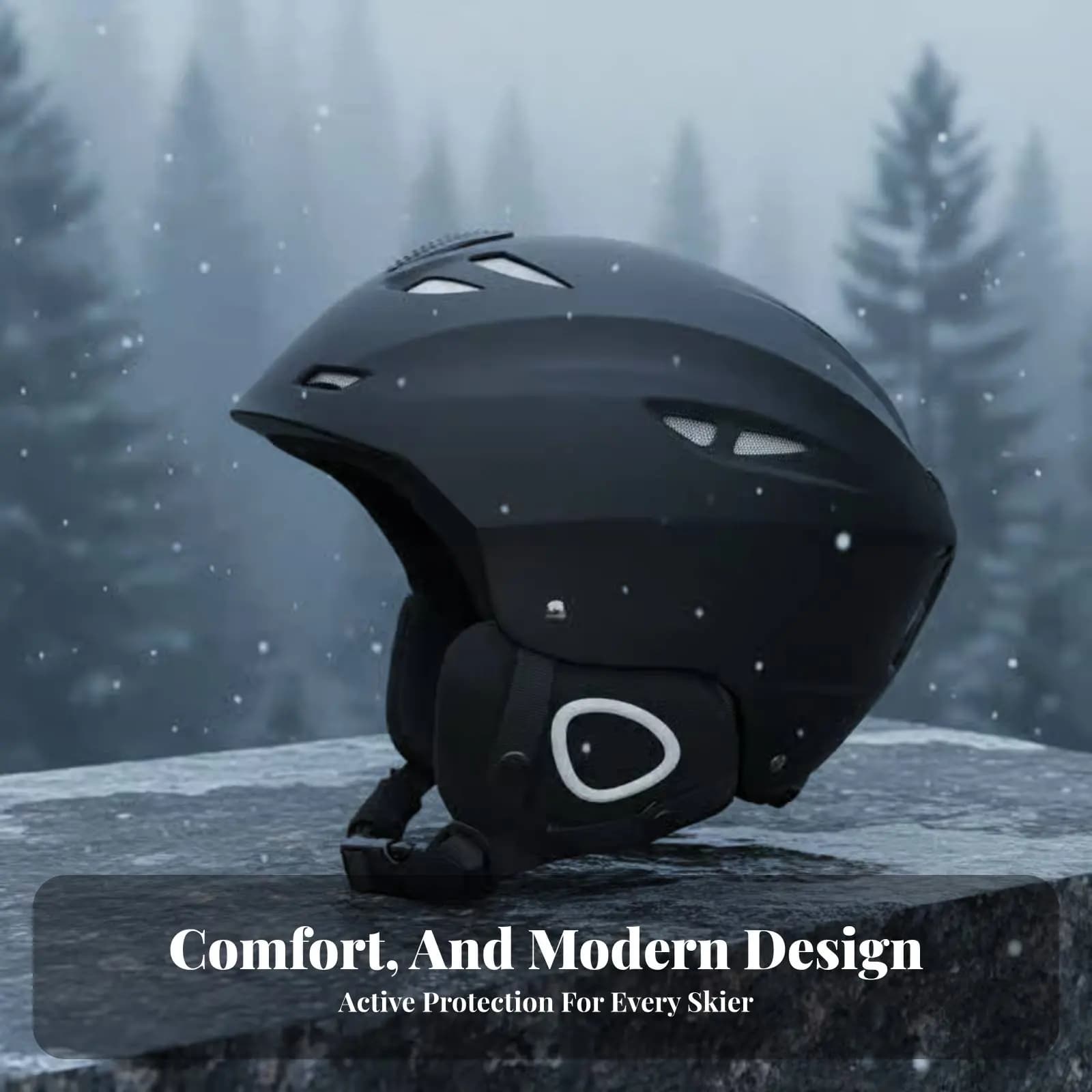 Casco da Sci con Visiera e Occhiali, Attrezzatura Protettiva Multifunzionale Unisex per Sport Invernali