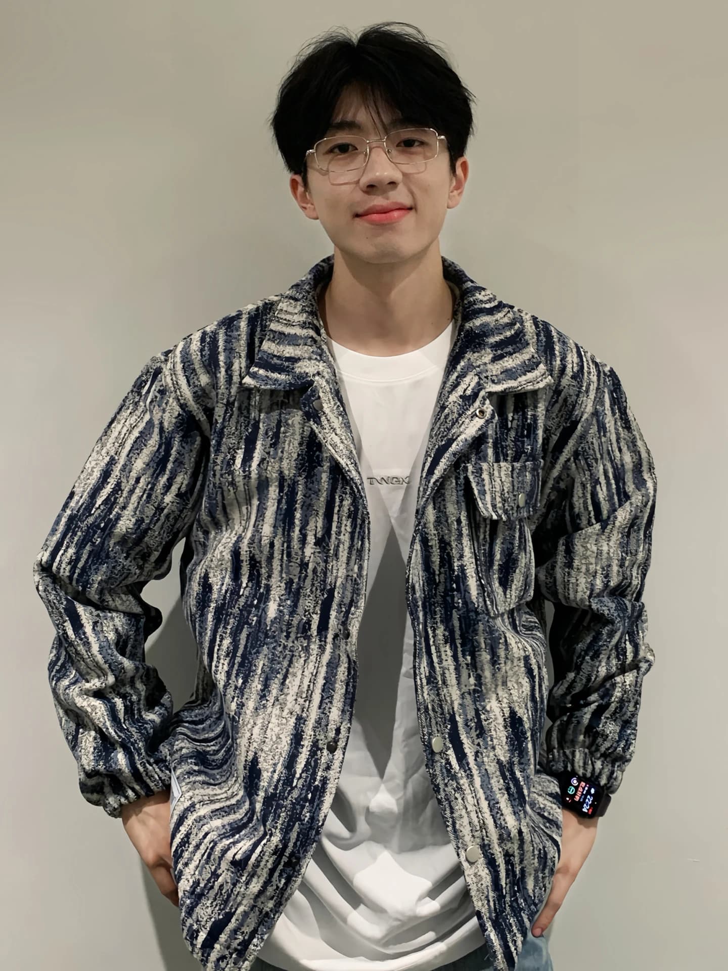 Washed Short Denim Jacket Men's Workwear Style Casual Loose Fit Long Sleeve Jeans Jacket Autumn Design Cleanfit Utility Jacket