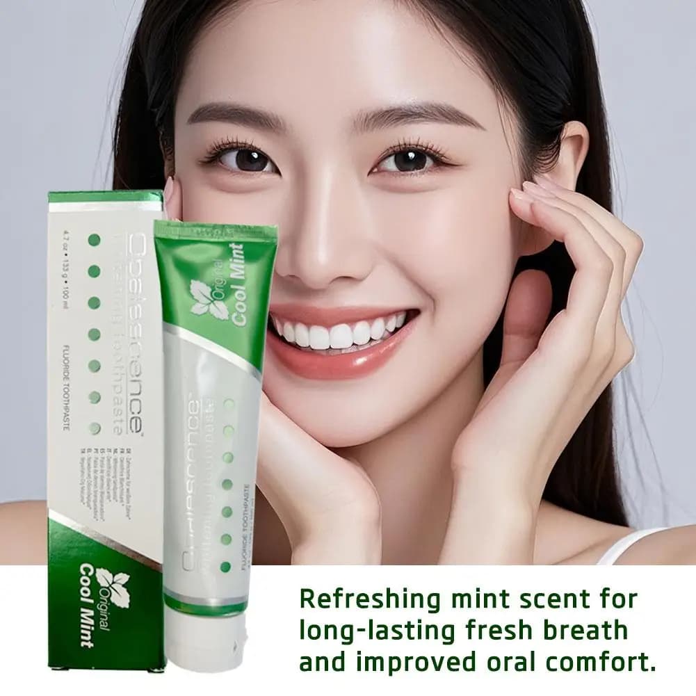 Korean whitening toothpaste Long-lasting fresh breath Formula to relieve stains for deep cleaning Treat sensitive teeth