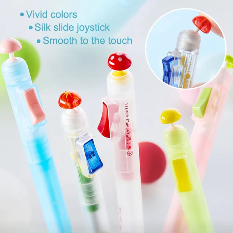Relax Switch Fidget Clicker Penna gel 0,5 mm Scrittura liscia Strumento di studio anti-ansia per la preparazione degli esami Studenti scolastici e uso in ufficio
