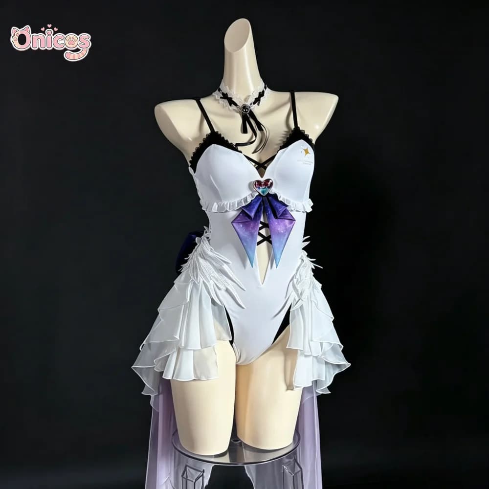 Wuthering Waves Aemeath Swimsuit Cosplay Costume Women Anime Game Bikini Full Set Original Design Halloween Party Onicos