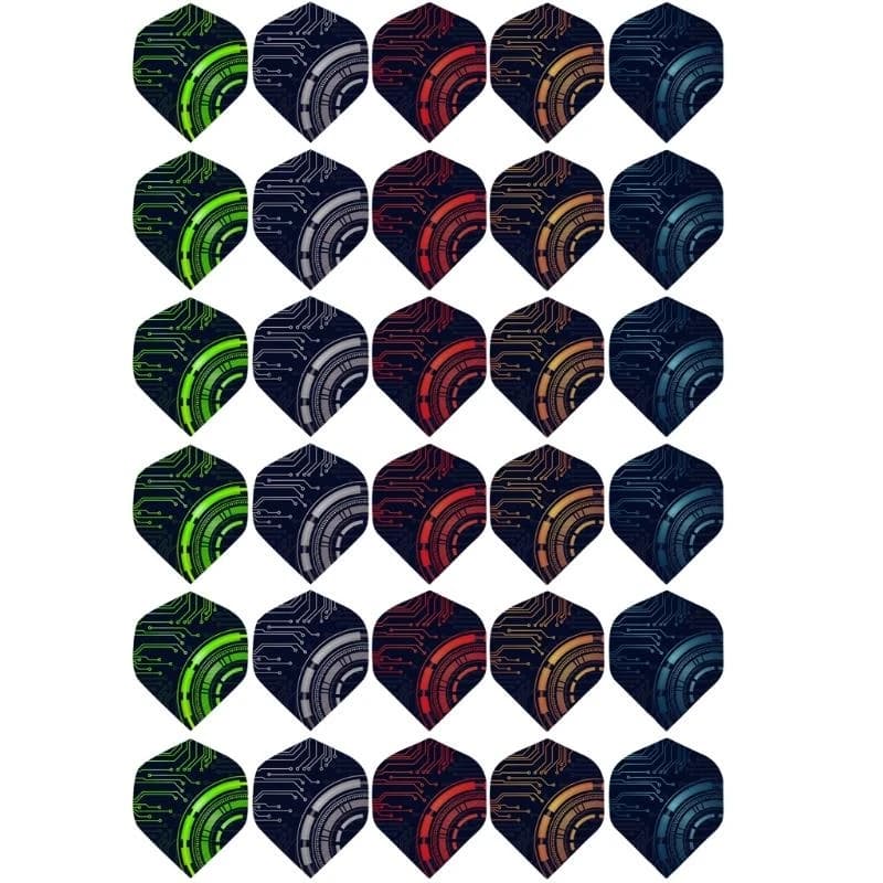 30pcs/pacco Flight Fiather Wing Flight Sports per esterni per punta morbida Darts Accessori Attrezzatura Forniture per i giochi