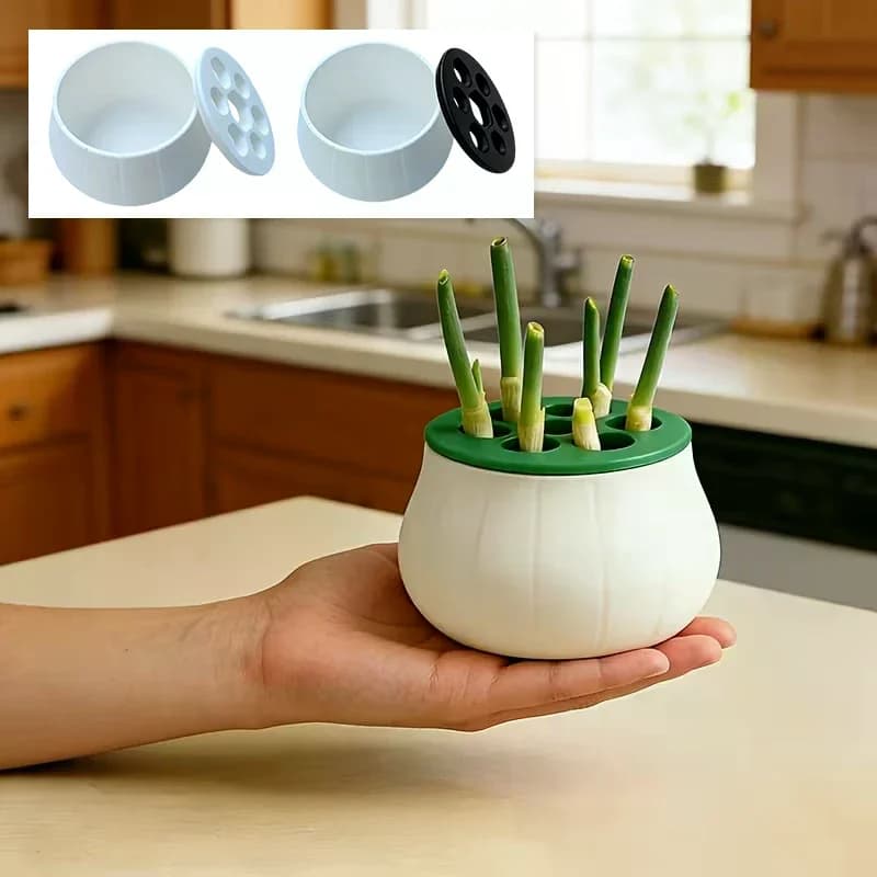 Green Onion Regeneration Planter Pot 3D Printed Hydroponic Plant Propagation Station Indoor Kitchen Gardening Home Gardening