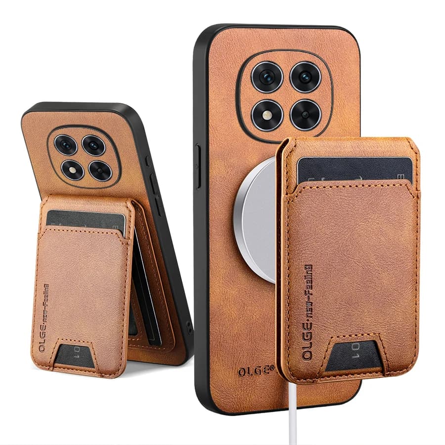 Magnetic Leather Case for Redmi Note 15 15C K80 K90 Turbo 5 Pro Max Card Holder Detachable Wallet Shockproof Protective Cover