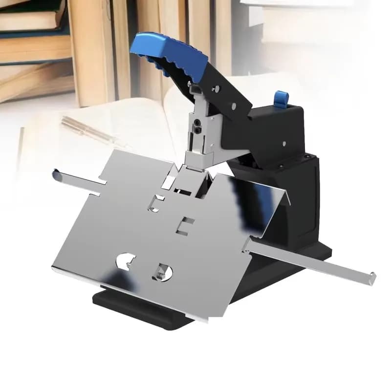 Cucitrice per punti a sella Cucitrice per carichi pesanti Rilegatrice manuale Cucitrice da tavolo a sella Spessore 60 fogli per ufficio scuola