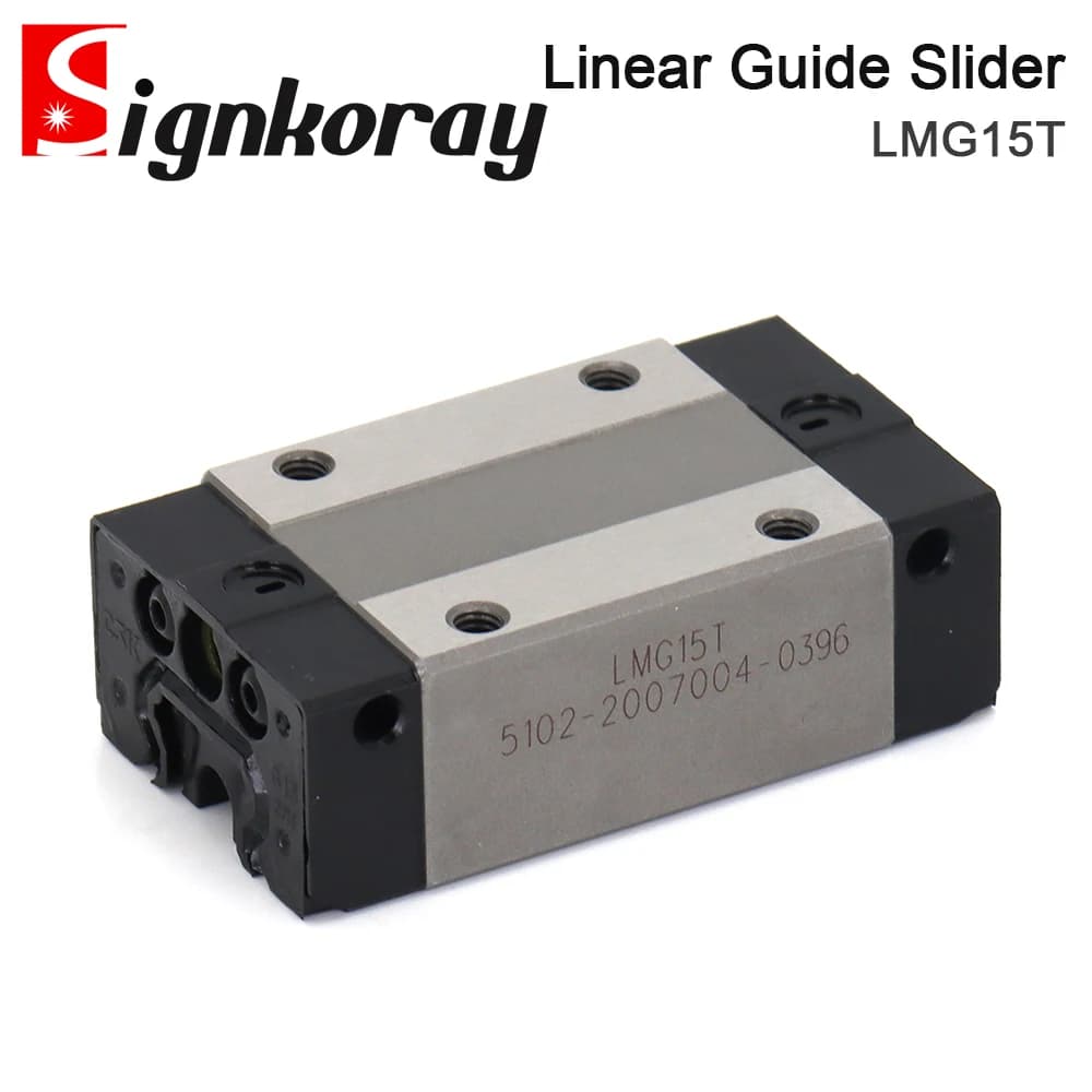 SignkoRay LMG15T carrello di guida lineare con blocco di scorrimento per macchina da taglio per incisione Laser CO2