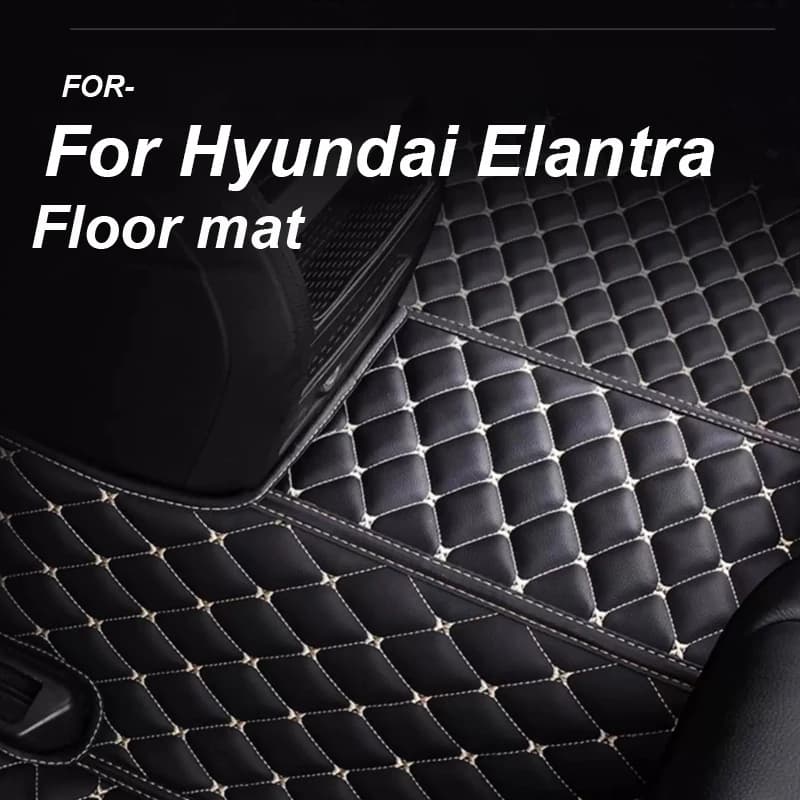 LUXURI Car Mats For Hyundai Elantra Avante HD 2007 ~ 2010 Luxury Leather Mat Car Floor Car Interior Accessories