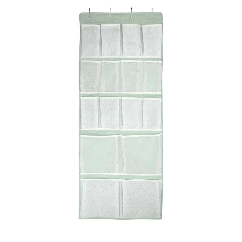 Organizzatore da appendere sopra la porta con 16 tasche e 4 tipi di custodie, portaoggetti da appendere all'interno dell'armadio per calzini, cappelli, biancheria intima