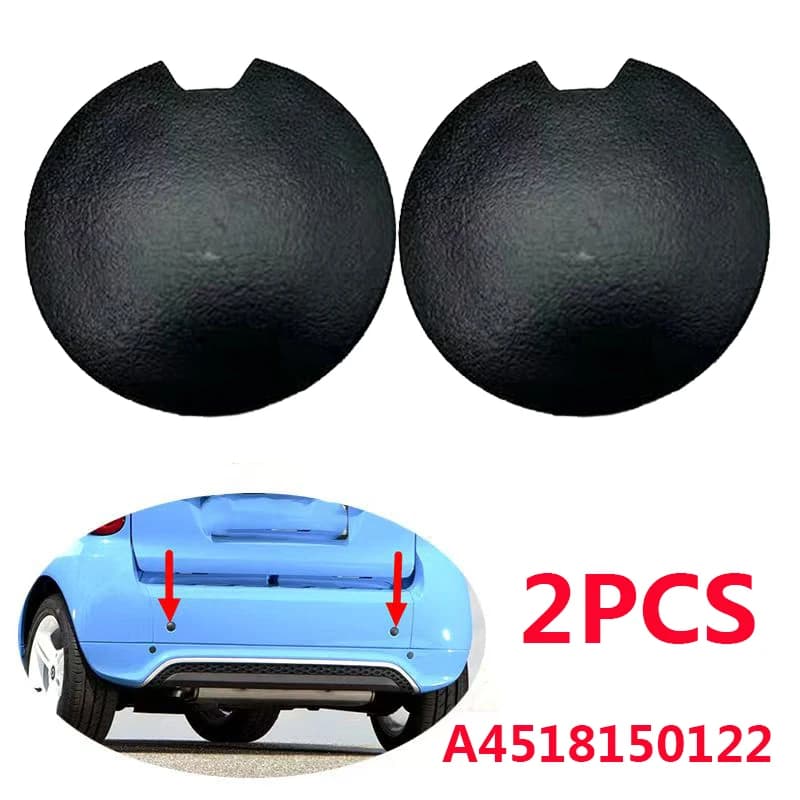 2X Trailer coupling for rear bumper for cars Eyelet coupling Trailer cover cap A 4518150122; 4518850122 C22A For Smart Fortwo W451 2007- 2014
