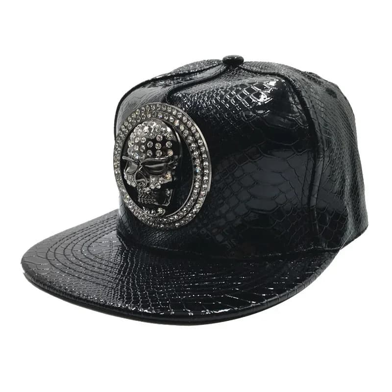 Brand Oohmy Man Woman Adjustable baseball cap PU Hip Hop Sun visor Snapback Fashionable dance flat hats