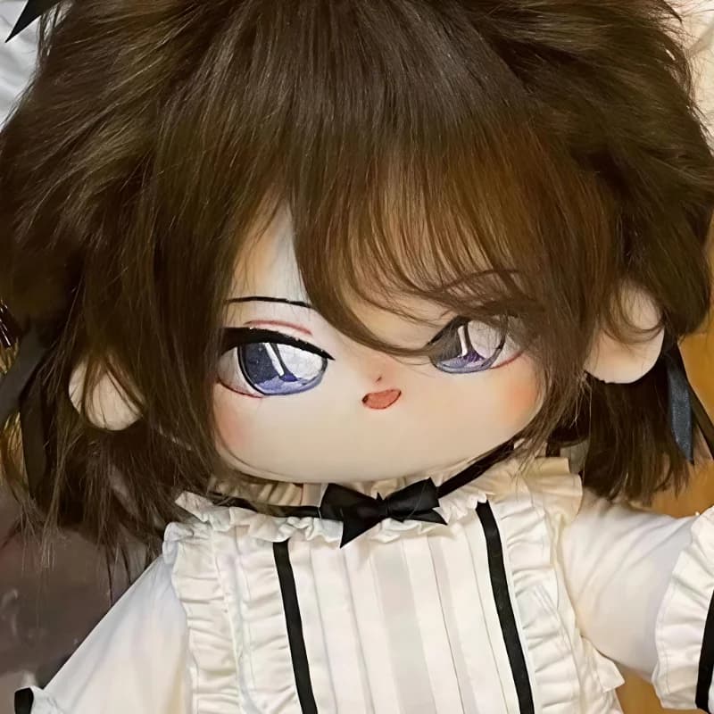 20cm Detective Conan Anita Hailey Anime Figures Plush Cosplay Dress Up Cotton Doll Toys for Children Cosplay Decor Birthday Gift