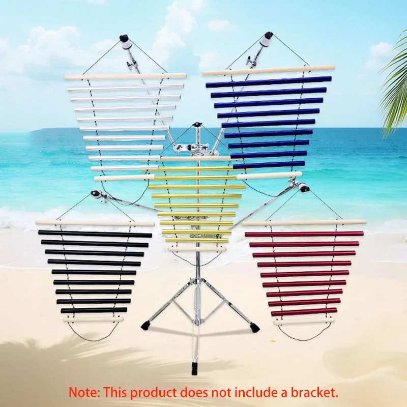Professional Healing Chimes Yoga Meditation Sound Bundle Outdoor Hanging Aluminum Wind Chimes Relaxation Mindfulness Sound Beam