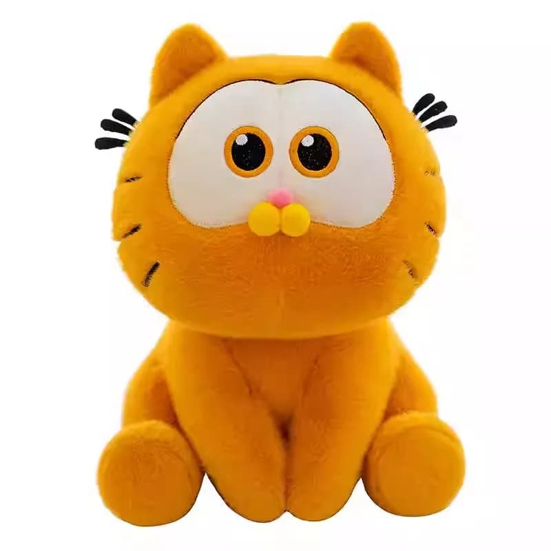 Gatto di peluche arancione Garfield per giocare, coccole, dormire: un ottimo regalo per il compleanno della tua fidanzata