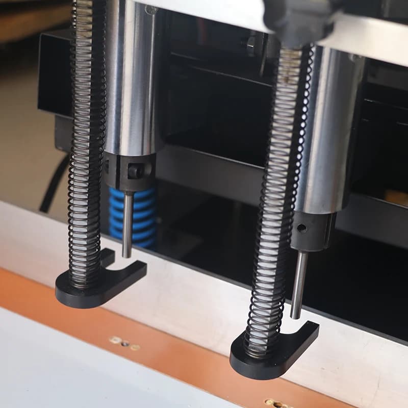 HX-210A Double-head Electric Punching Machine For Hanging Label And Bag Heavy Machine Label Hole Binding Machine