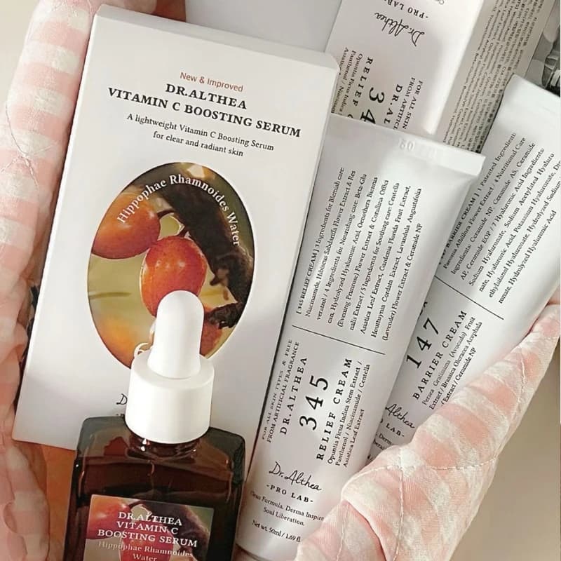 Dr.Althea 147 Barrier 345 Relief Cream Crema Antiossidante Sbiancante Idratante Riparazione Intensiva Essenza Coreana in Spray