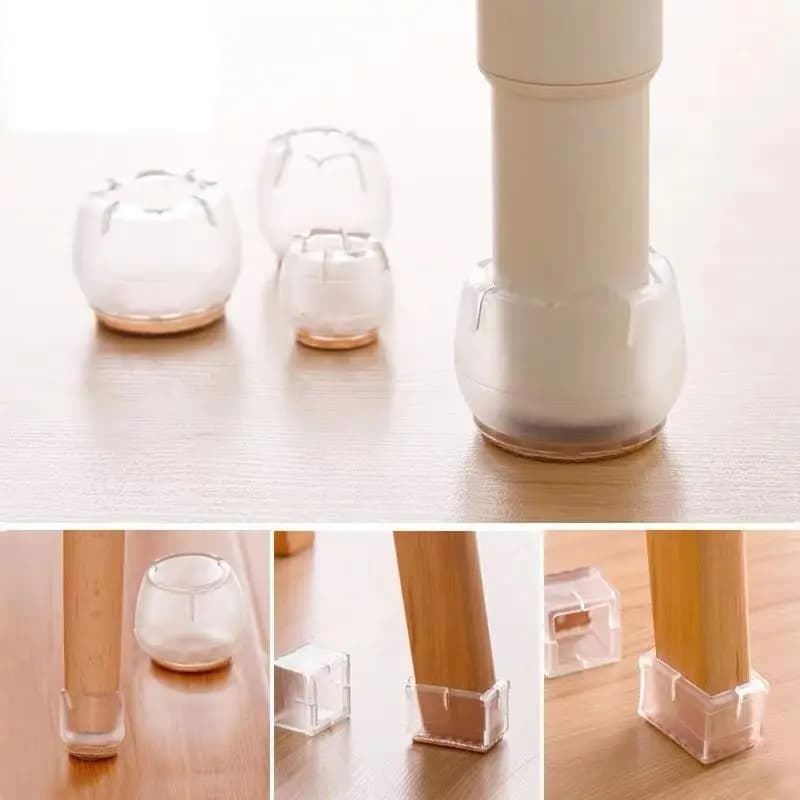 16 pz Silicone tavolo sedia gambe Caps mobili piedi pad protezione del pavimento divano antiscivolo piedini da tavolo Cap accessori per la casa nuovo