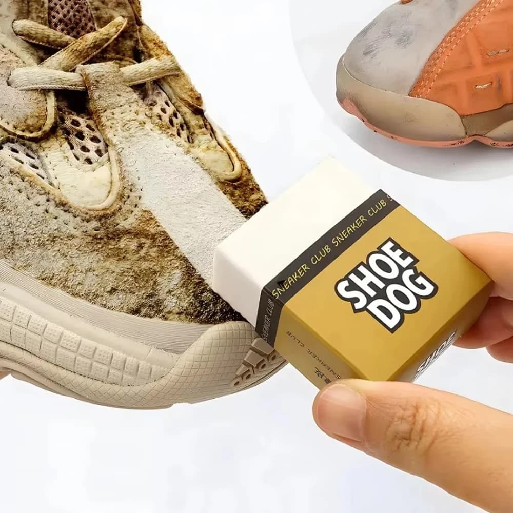 Nuovo 2026 Gomma per scarpe per la rimozione di macchie, Spazzola per scarpe, Gomma per pelle scamosciata, Gomma detergente per sneaker, Gomma decontaminante