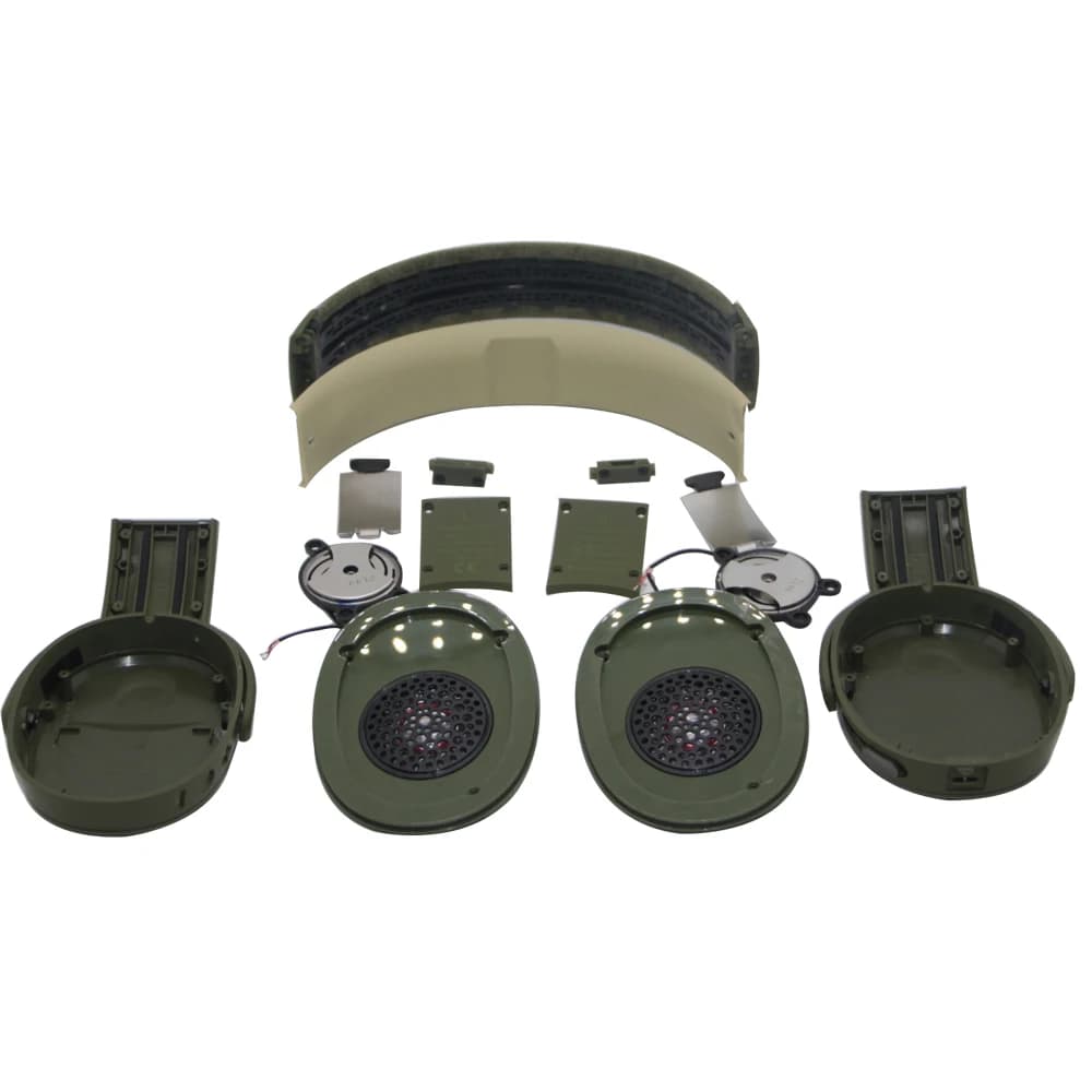 Staffa per fascia Copertura per driver dell'altoparlante per Skullcandy Crusher Cuffie wireless Cuscino Cuscino Parti di riparazione per fascia di ricambio