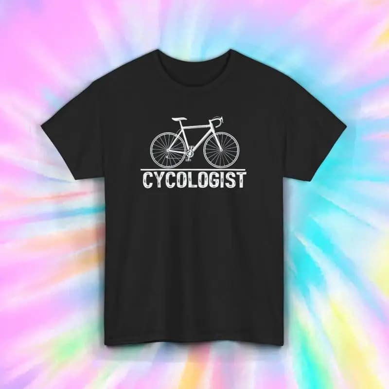 S 5XL Cicologo T-shirt Funny cycling humor for cyclists