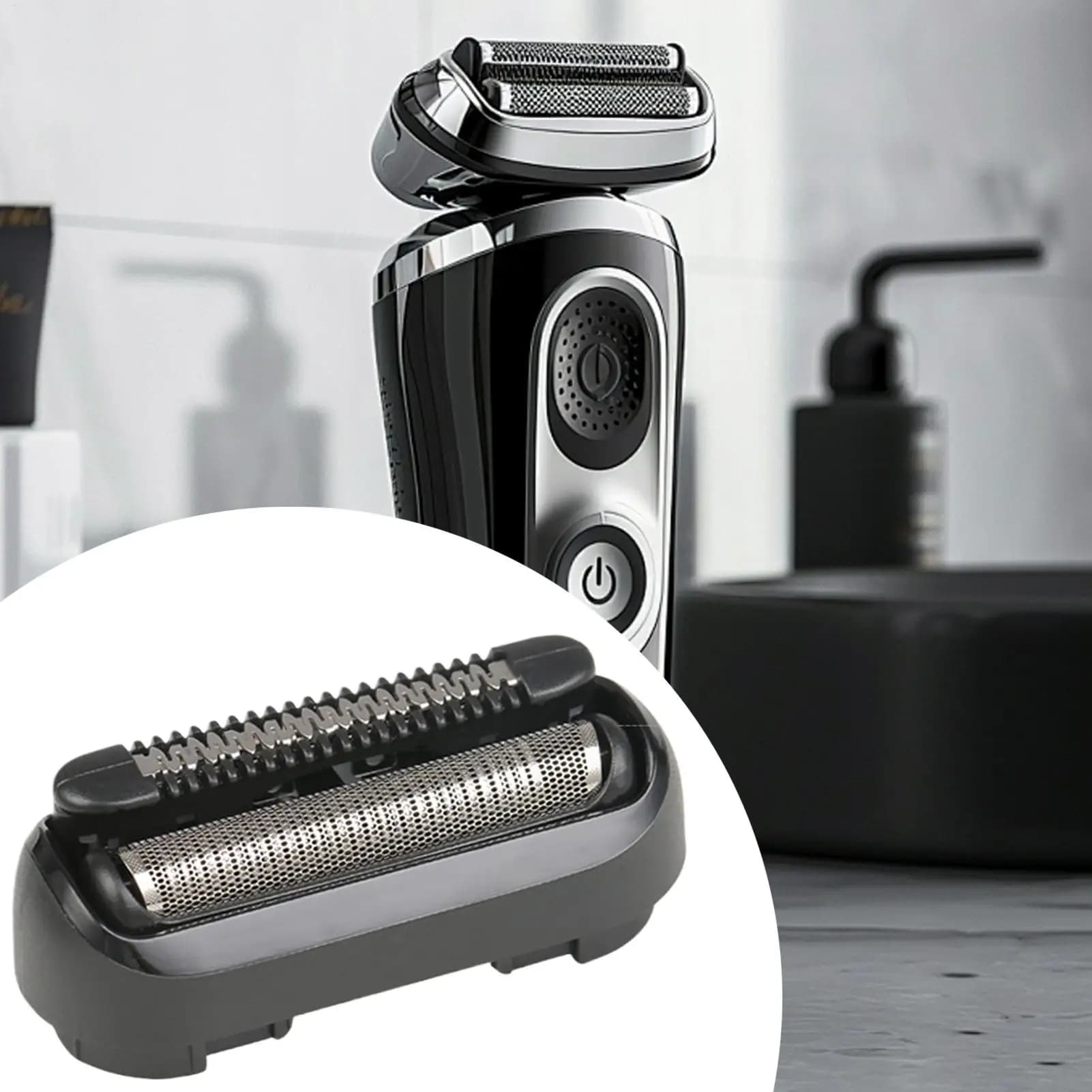 Replacement heads for electric razor Replacement heads for men's electric reservoir Accessories for men's washable razor