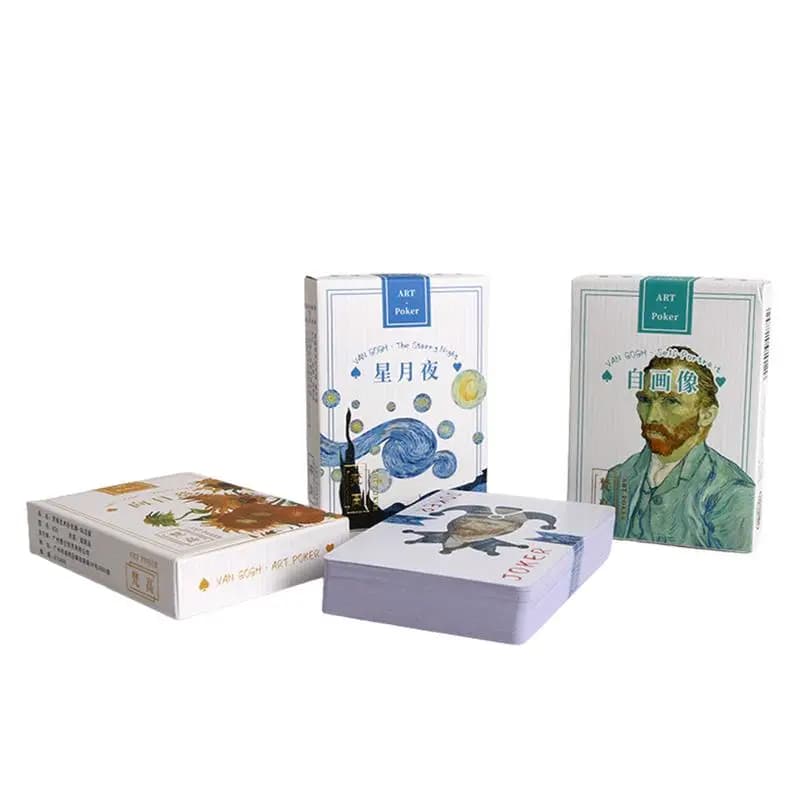 Carte da gioco standard Van Gogh Art Cut Poker per giochi di ruolo da tavolo Carte da gioco per giochi di famiglia Reunioni notturne Vacanze