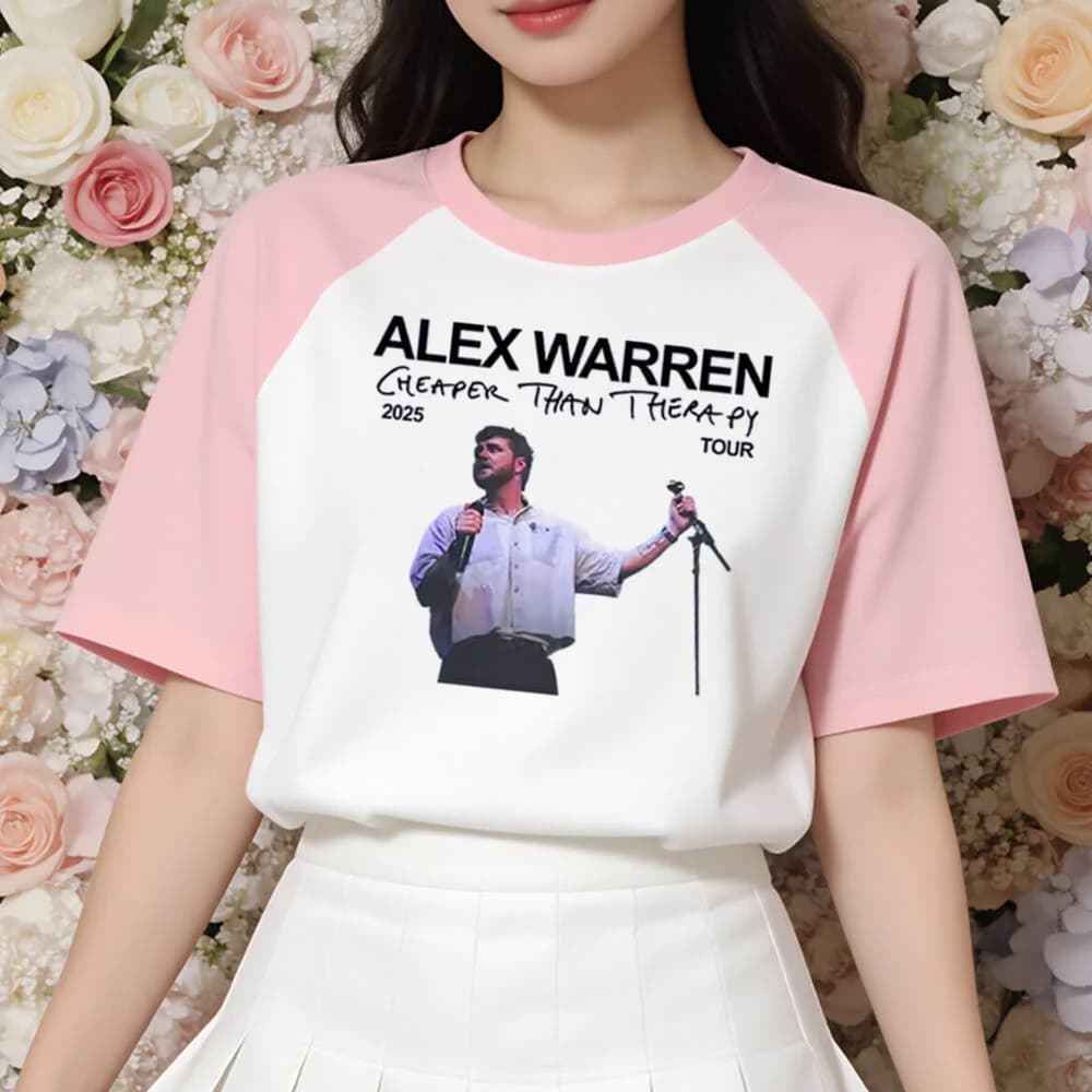 Alex Warren tshirt teen Y2k anime Pastel aesthetic tshirt kawaii Pop Culture University harajuku 2000s