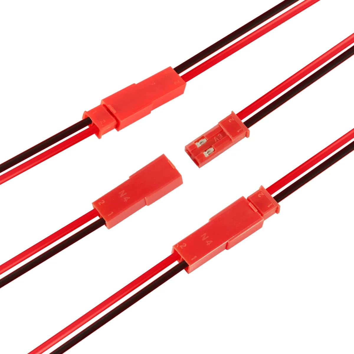 5/10 paia 2 Pin JST Spina Cavo 22AWG Maschio Femmina Connettore Per RC BEC Adattatore Batteria Elicottero FAI DA TE FPV Drone Quadcopter
