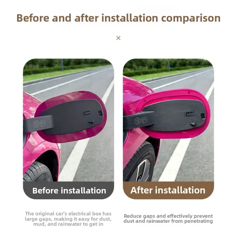 For GWM ORA 5 2026 Car Charging Port Sealing Ring Waterproof Rainproof Dustproof Protective Seal Strip Exterior Accessories