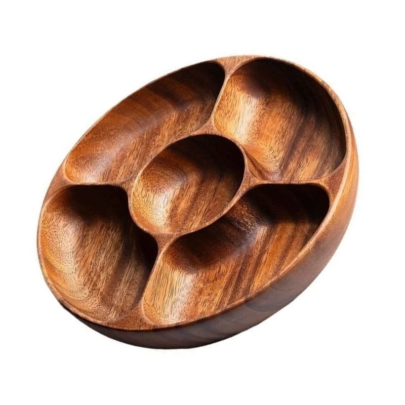 W8EA Serving Dishes Dried Fruit Tray Appetizers Tray Dish Platters Easy to Clean