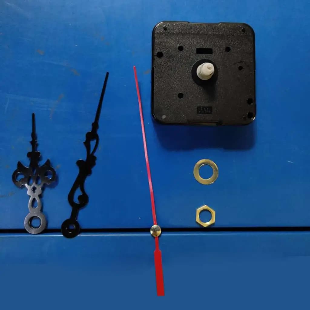 Meccanismo per Orologio da Parete, Kit Movimento al Quarzo, Alimentato a Batteria, Silenzioso, per Riparazione Fai-da-Te di Orologi Moderni
