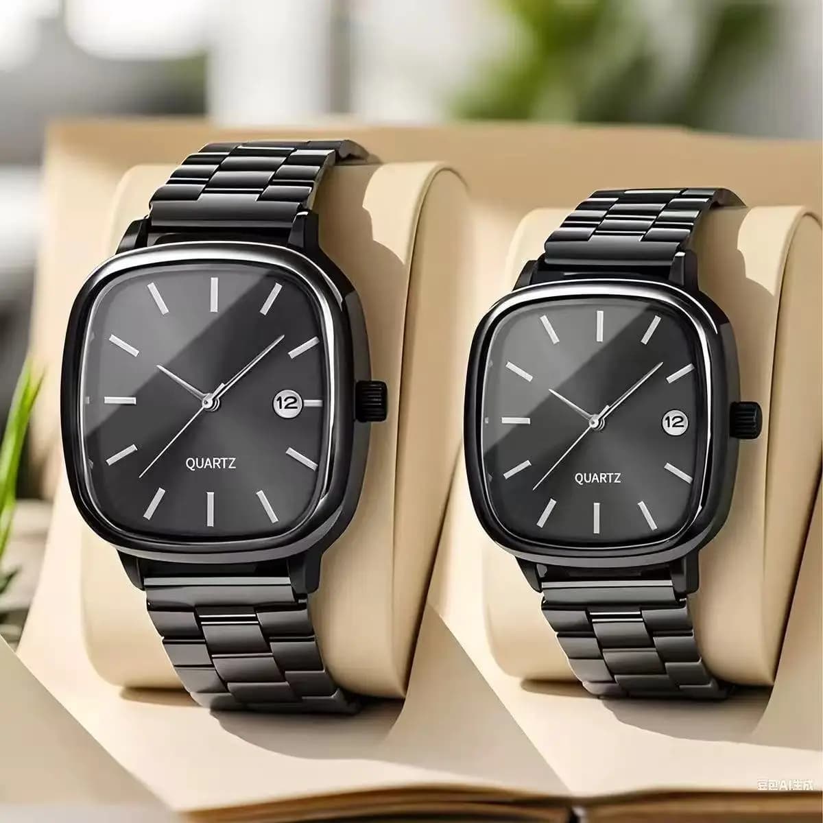 Men's Watch Brand Fashion Stainless Steel Strap Company Calendar Quartz Watches Luxury Wrist Watch Dropshipping Watch With Big Dial