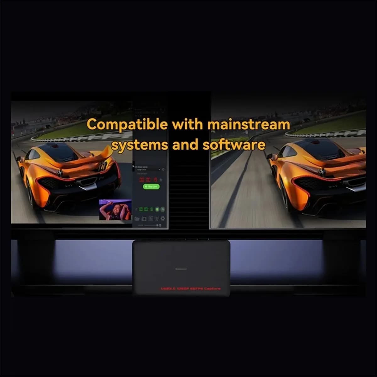 USB 3.0 1080p 60fps - Supporto scheda di acquisizione video compatibile Linea loop 4K nel mixer audio Streaming e registrazione dal vivo