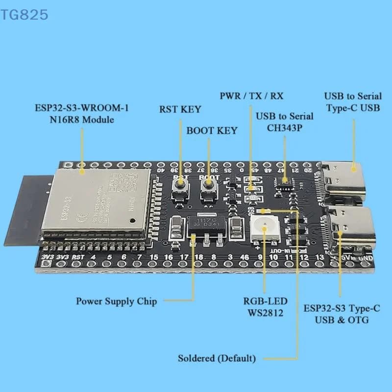【AN】Dual Core Development Board With 2.4G WiFi Bluetooth Support Perfect For DIY Electronics IoT Projects And Programming Work