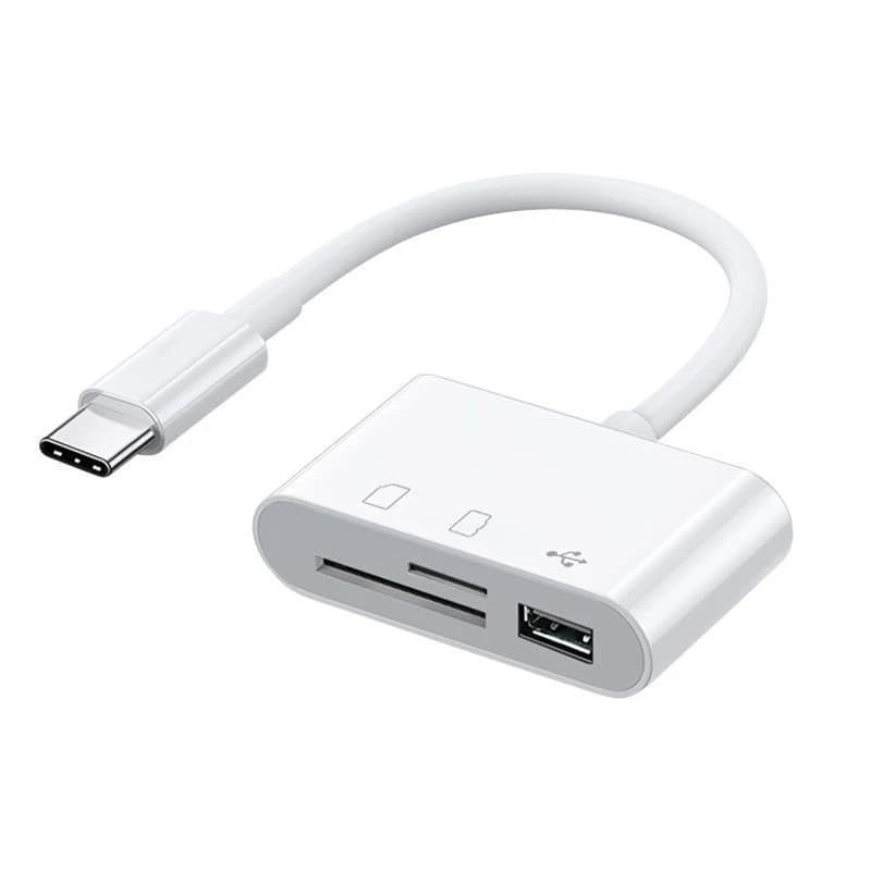 Type C Adapter TF SD Memory Card Reader OTG Writer Compact Flash USB-C for Huawei Macbook Samsung Xiaomi Cardreader