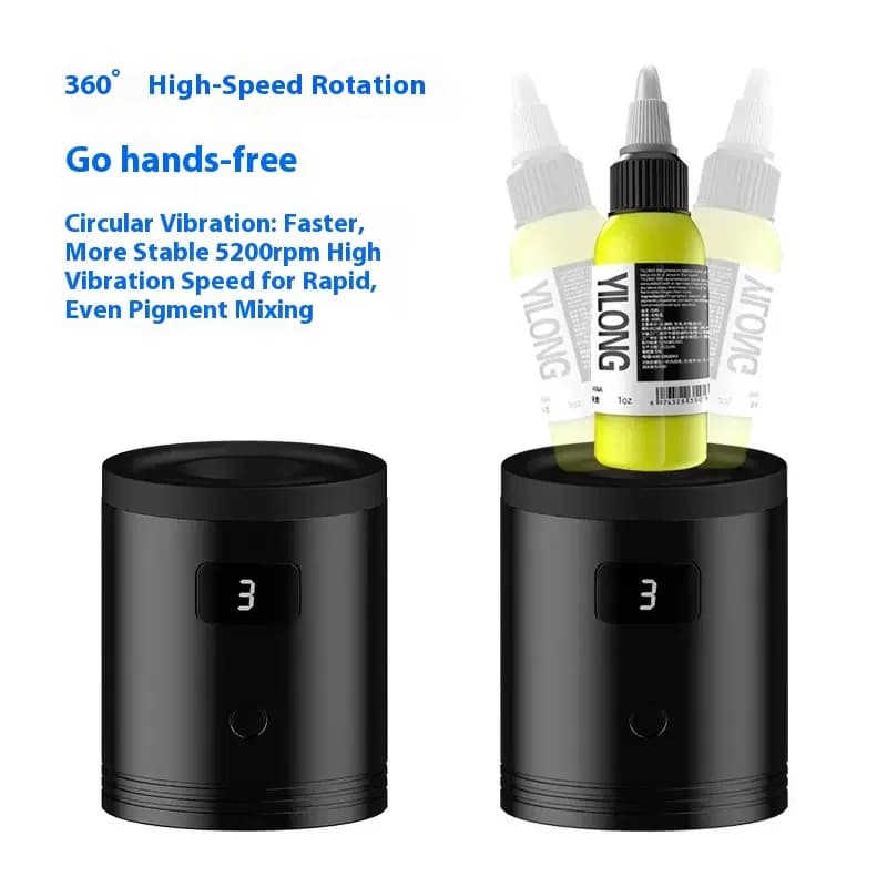 5200rpm Tattoo Ink Mixer Nail Polish Pigment Electric Mixer USB Charging Is Applicable To Tattoo Shops and Beauty Salons