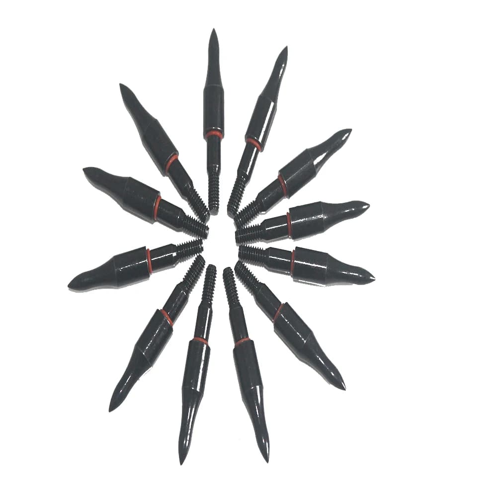Punte da tiro per tiro con l'arco, 125 grani, testa di freccia Broahdead, filettatura 8/32", per arco compound e tradizionale, caccia