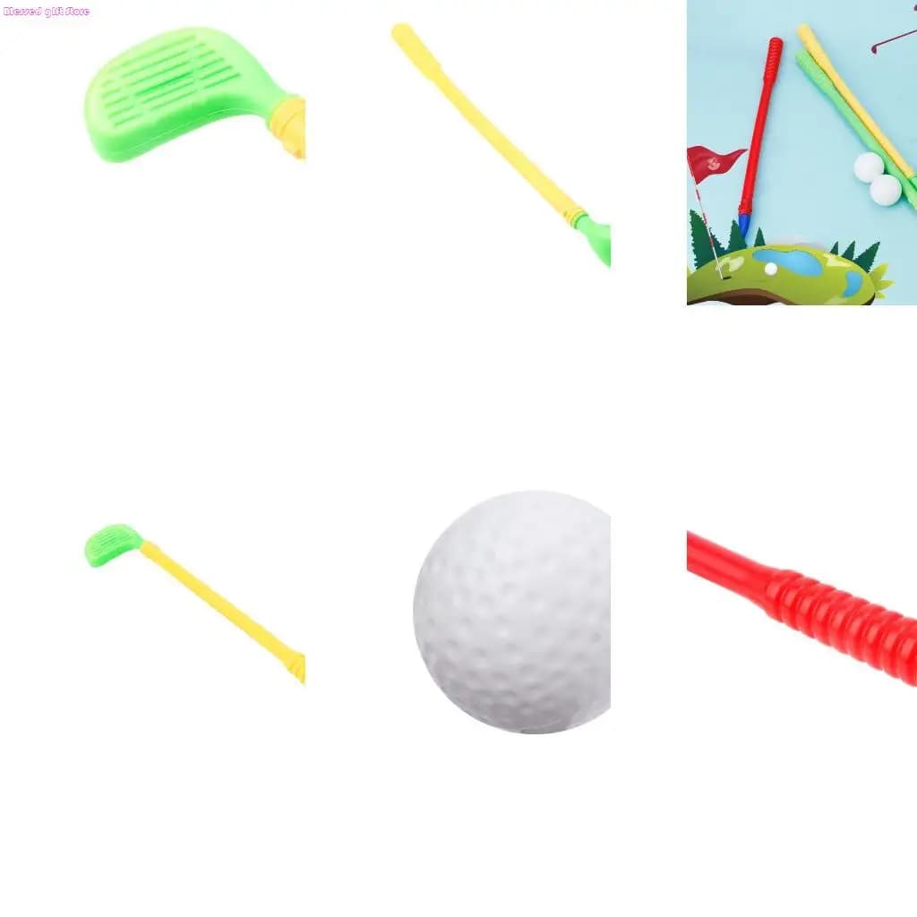 D0JC Divertente Set da Golf Giocattolo per Ragazze per Ragazzi Realistico Golf Sport Colore Assortito Giocattolo per