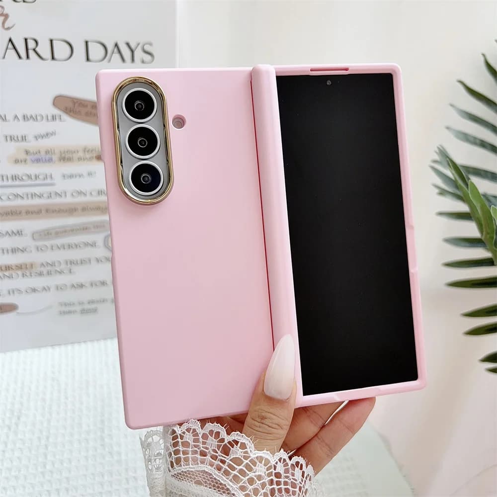 Luxury for MagSafe Hinged Protection Phone Case for Samsung Galaxy Z Fold 8 Ultra 7 6 5 ZFold8 Magnetic Wireless Charging Cover