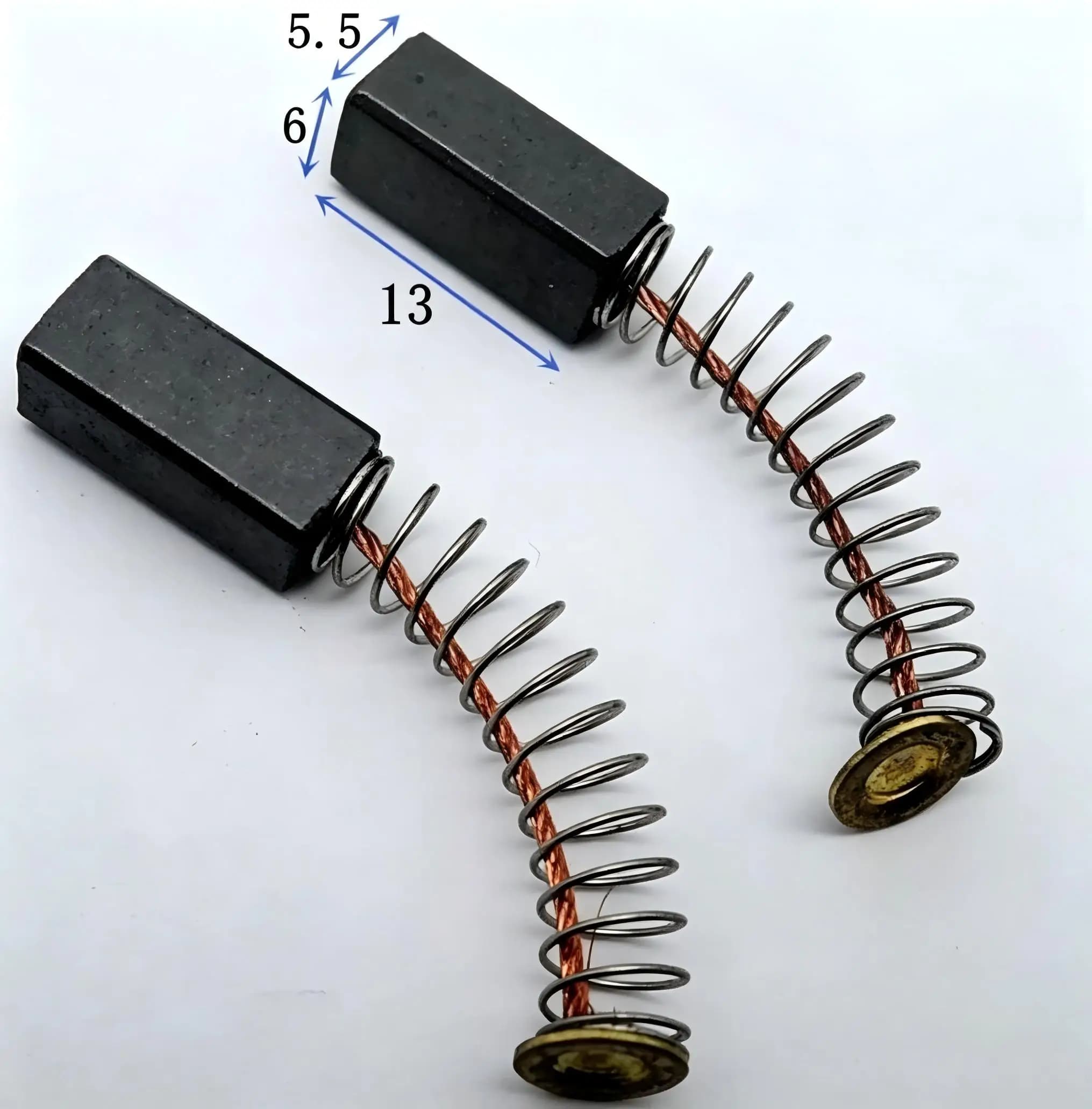 5 pcs Motor Carbon Brushes 5.5*6*13mm,apply for Blender/Soy Milk Maker/Food Processor/Meat Grinder