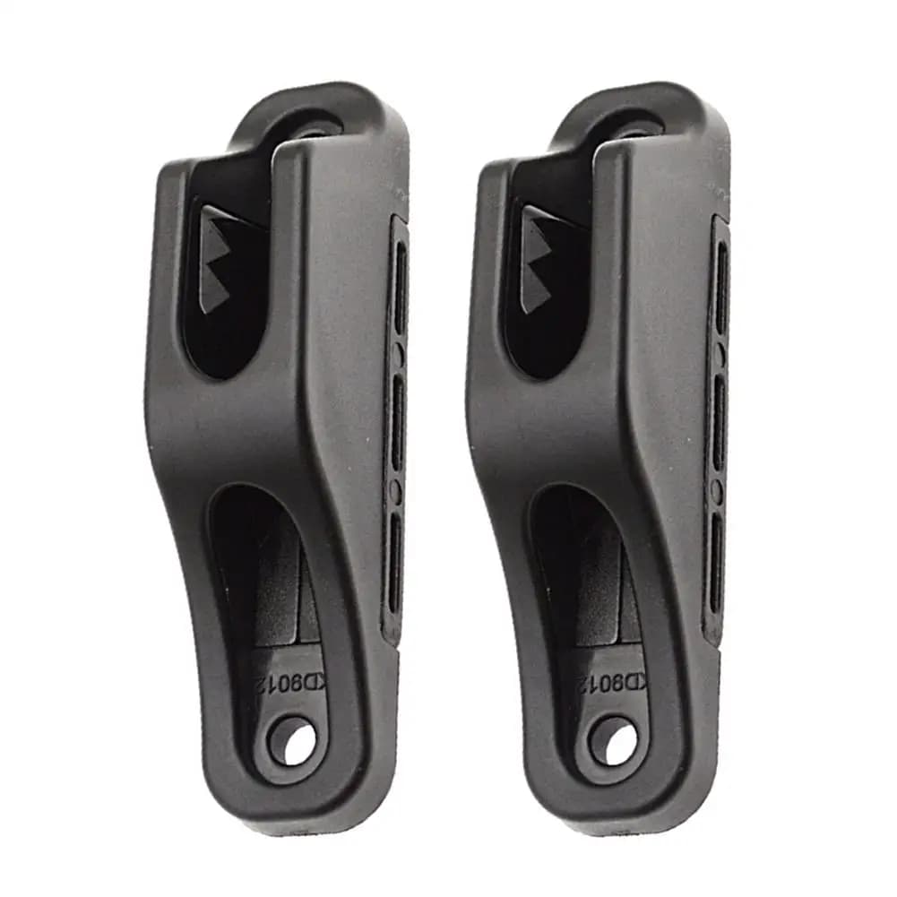 2PCS Quick Grip Boat Clam Cleats for Marine and For Kayak Use Rope Cleats Compatible with 4 6mm Nylon Rope Reinforced Nylon