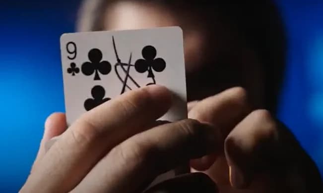 Inchiostro ripristinabile X di Nicholas Dakin Card Trucchi magici Espedienti X Moving Jump Close Up Performer Illusioni di strada Mentalismo Mago