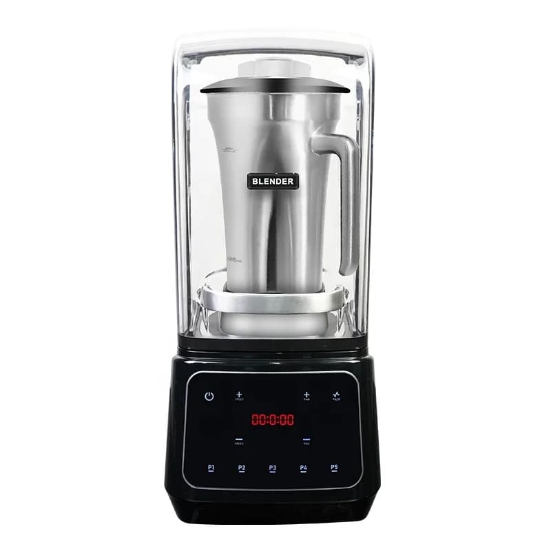 2 litre stainless steel cup mixer with voice lid Industrial Digital Control Commercial Blender
