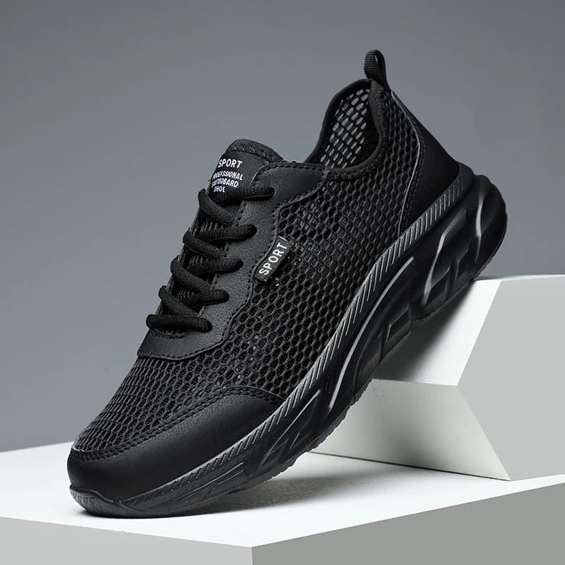 Sneakers casual da uomo leggere e traspiranti, comode scarpe estive in rete da uomo, scarpe sportive da corsa resistenti all'usura