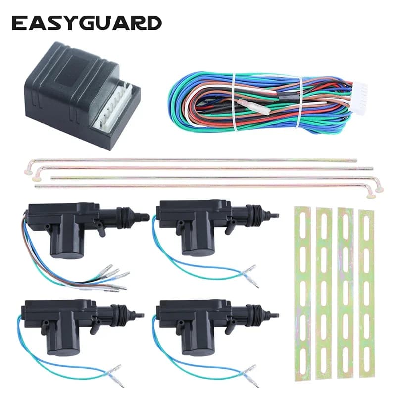 EASYGUARD Universal quality 1 control 3 sistema di chiusura centralizzata DC12V compatibile con tutti i sistemi di allarme per auto