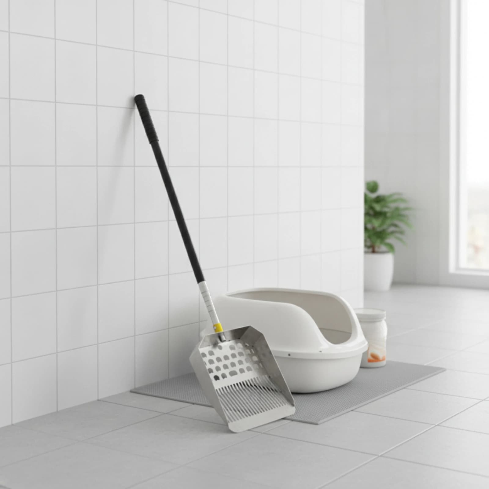 Sifting Scoop Perforated Litter Scoop Sifting Shovel Heavy Duty Sifter Easy-to-Rinse for Cat Owners, Beach