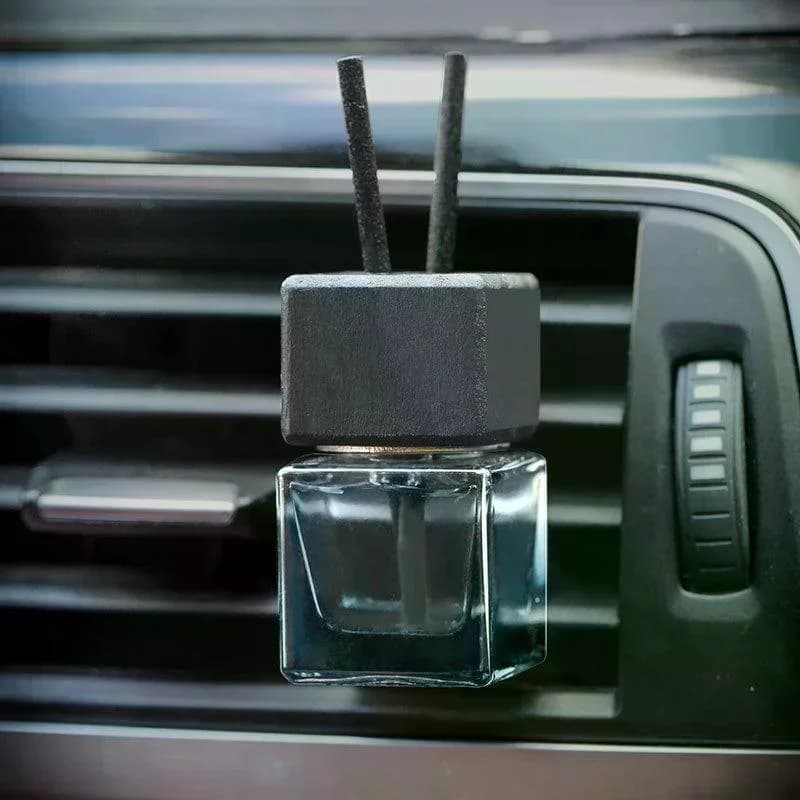 Decorative Diffuser for Auto, Glass Bottle for Aromatherapy, Vacuum Environment Deodorant for Square Shape