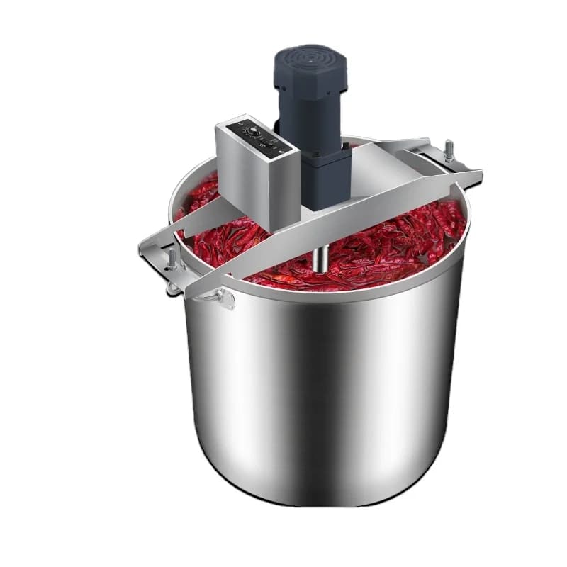 Mini Mixer Commerciale per Alimenti, Frullatore per Salse, Frullatore per Marmellate Dense e Condimenti, Mixer Elettrico Riscaldante Automatico